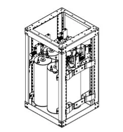 148-160 MHz, 3 Ch. Transmit Cavity Combiner (DB4348-3-B)