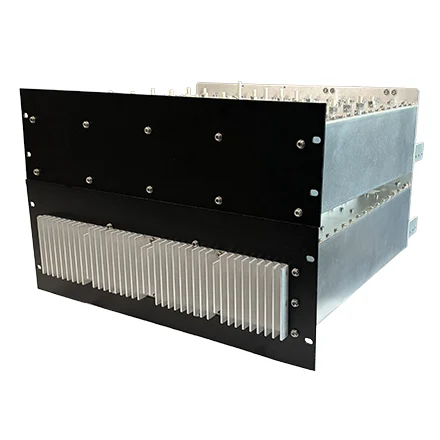 UHF Integrated TX Combiner + Duplexer System, “2-Block” Design, Low-PIM, 4.3-10(F) (SPD3720A-42M)
